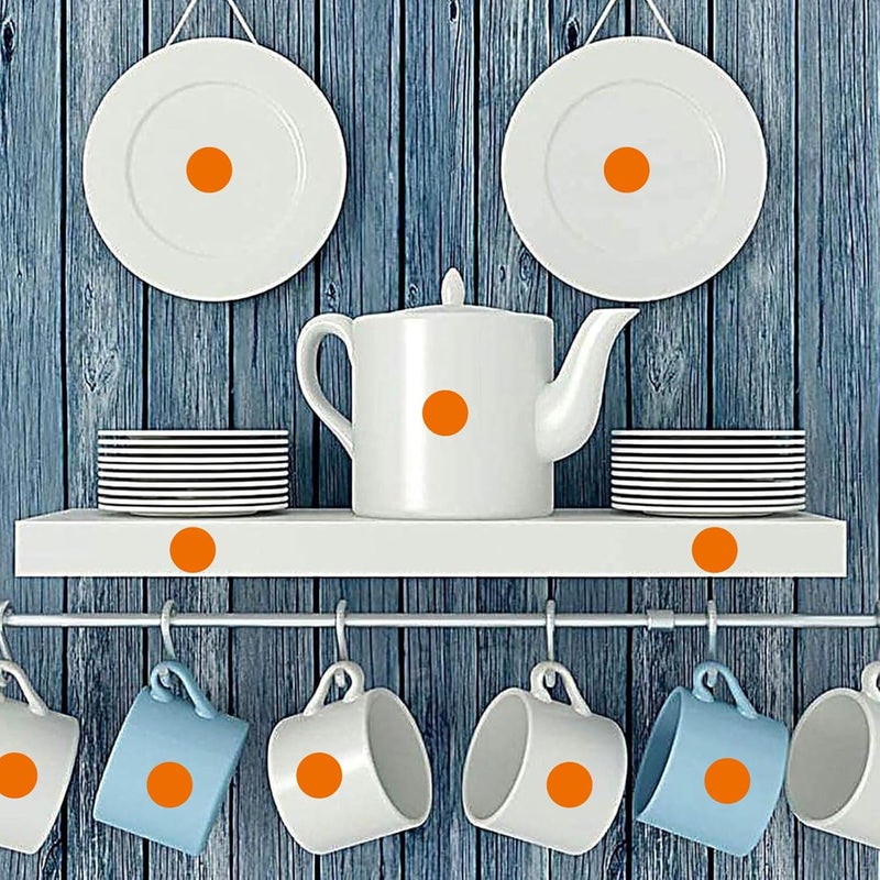 Aurtho 2000 Pcs 3/4" Garage Sale Price Stickers Sheets, Orange Yard Sale Price Stickers, Round Color Coding Labels, Circle Dot Sticker for Home Decorative, Office, Classroom, Papers Etc - Image 5
